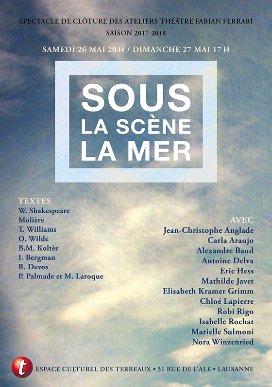 Affiche: SOUS LA SCENE LA MER
